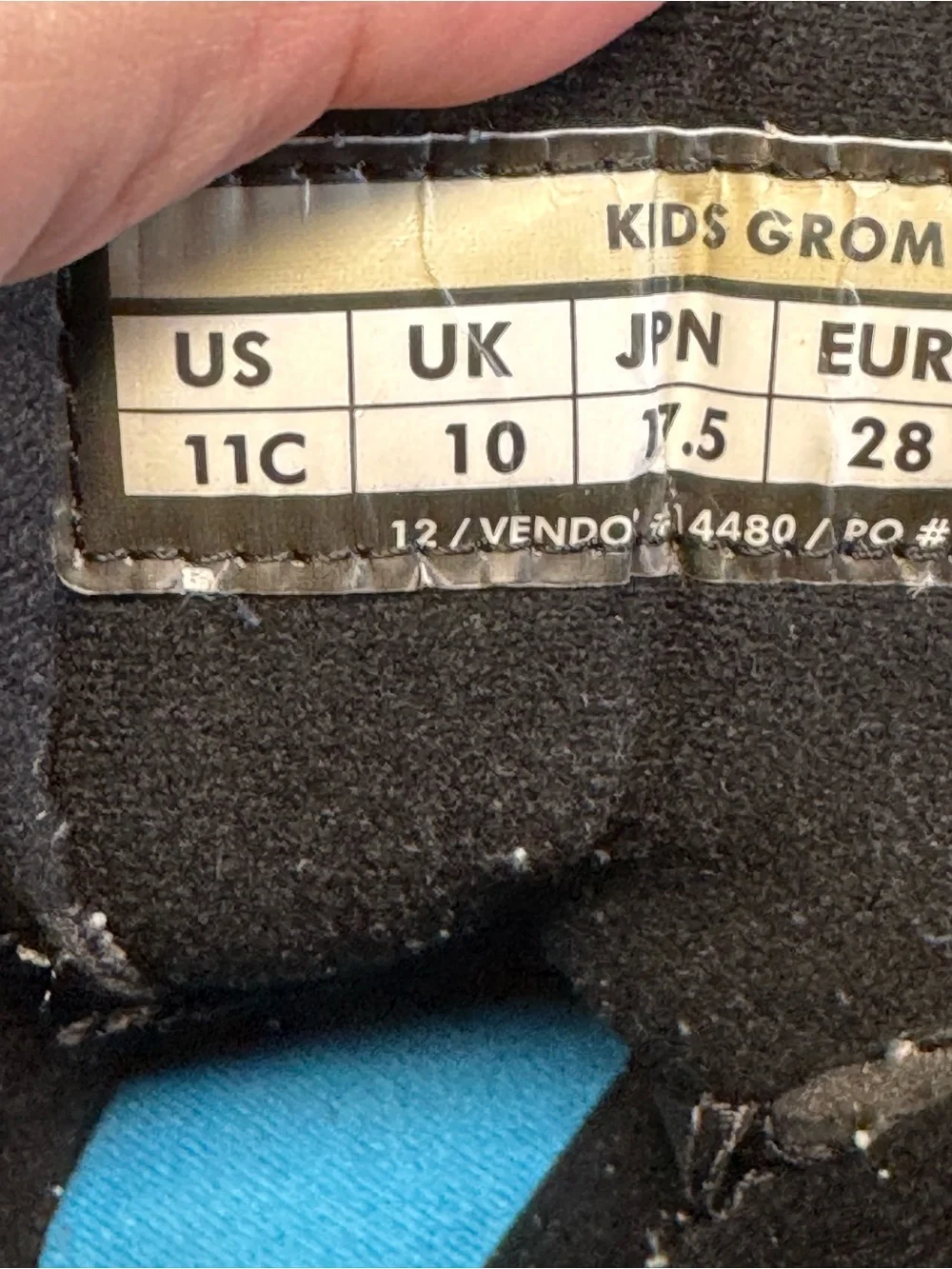 EUC Burton KIDS GROM SB BOOT Boys Snowboard Boots Black Youth size 11